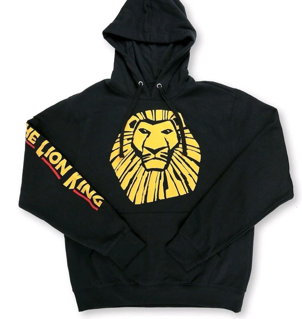 Vtg Disney Lion King Broadway Musical Hoodie Sweatshirt XL Adult